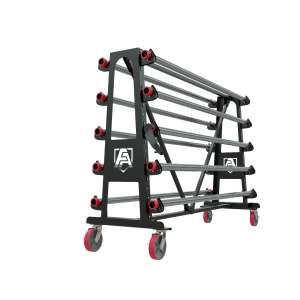 Hillyard, Racking System for 6' Wide Gator Rolls, 10 Roll