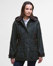 Ivy Waxed Jacket Fern