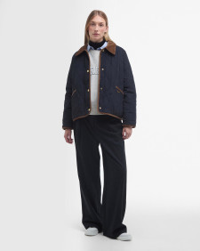 Emilia Quilted Jacket Dark Navy/Sky Dress Tartan