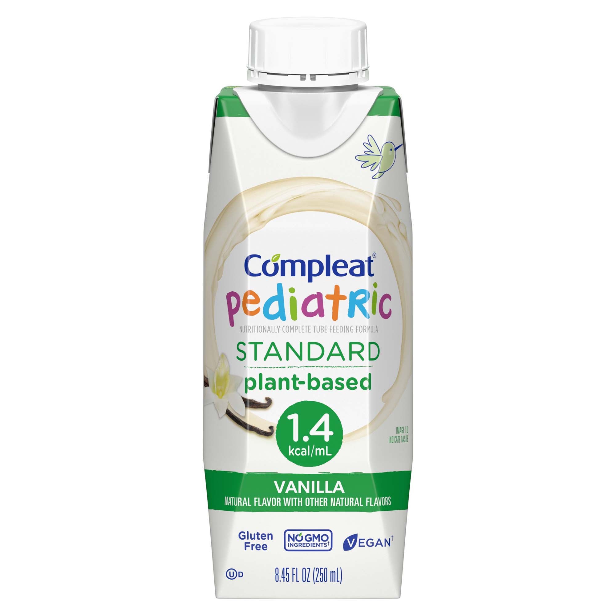 Compleat® Pediatric Standard Plant-Based 1.4 Cal Tube Feed Formula, Vanilla