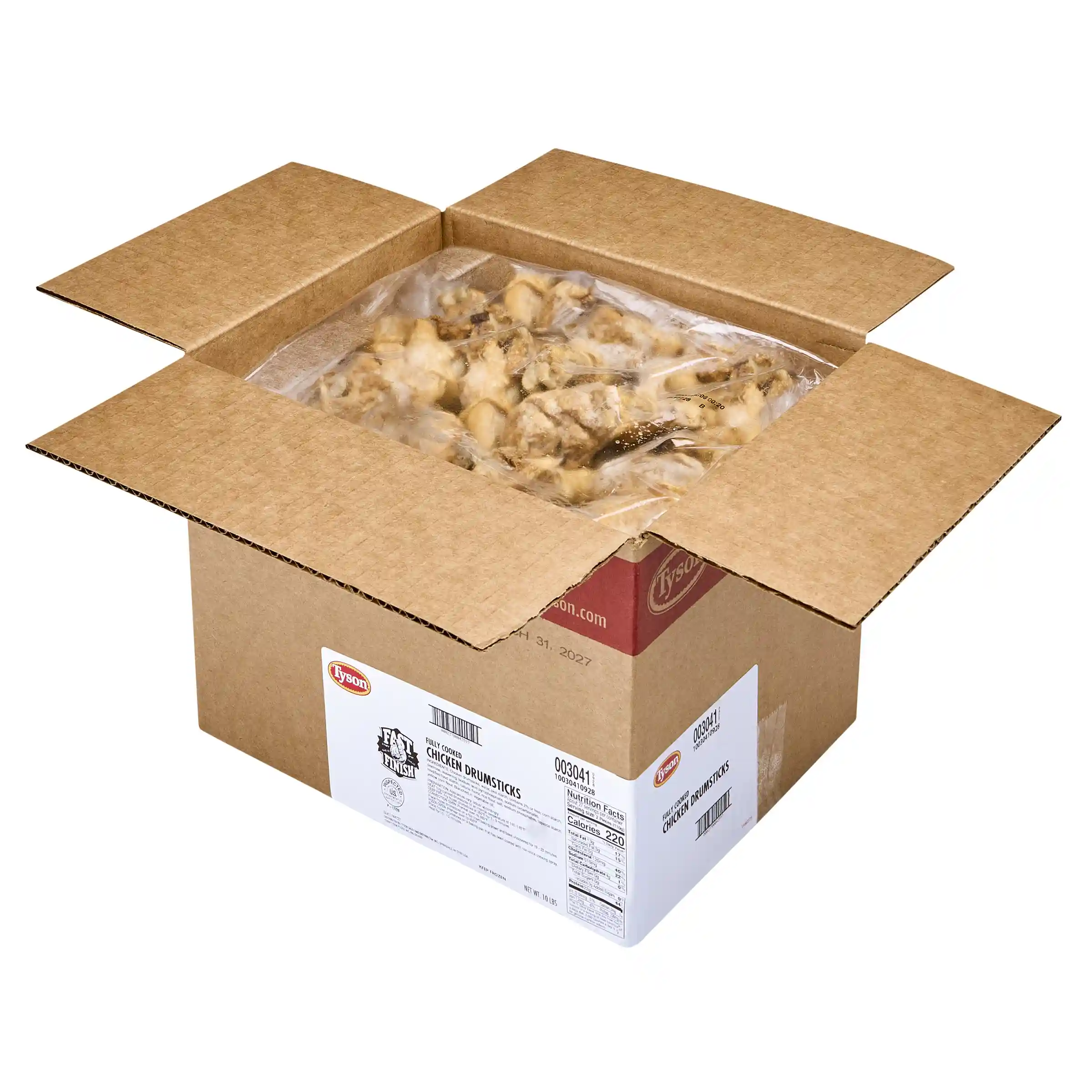 Tyson® Fast Finish® Fully Cooked Coated Chicken Drumsticks_image_4