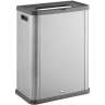 Rubbermaid Commercial, Elevate, 23 gal, Metal , Gray, Square, Receptacle