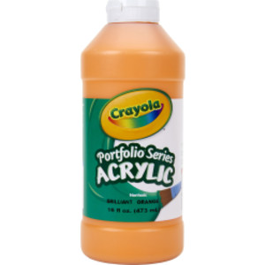 Portfolio Series Acrylic Paint, 16 oz., Brilliant Orange