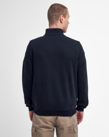 Outline Half-Zip Sweatshirt Classic Black