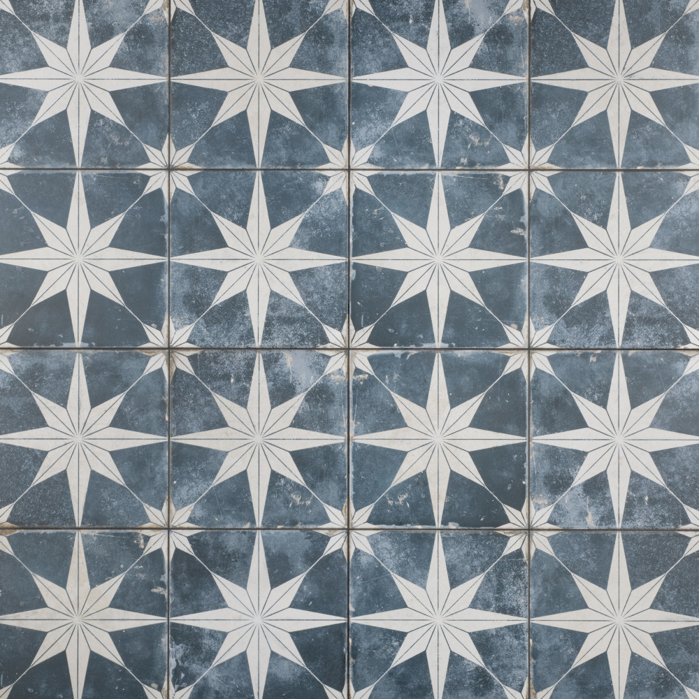 Kings Star Sky 17-5/8 in. x 17-5/8 in. Ceramic Floor and Wall Tile