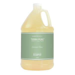Diversified Hospitality, Terra Pure Green Tea Shampoo Liquid Shampoo,  1 gal Bottle