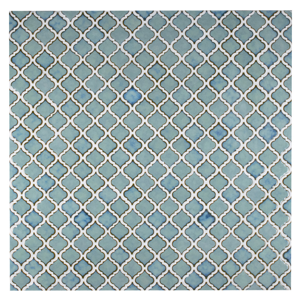 Hudson Tangier Marine 12.38x12.38 Lantern Porcelain Floor and Wall Digital Pattern