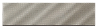 Refined Metal Stainless Gloss 2×9 Field Tile Linear Wave