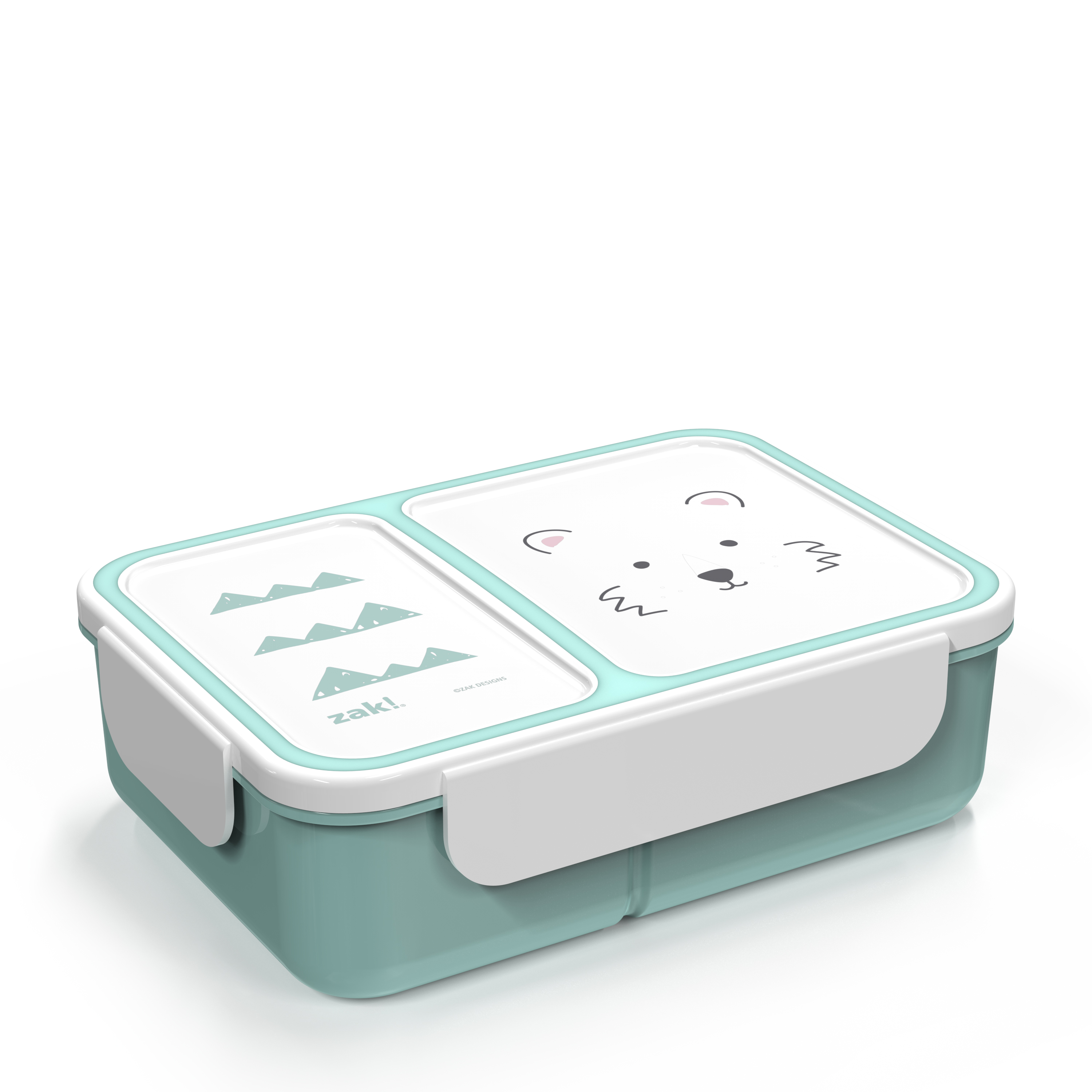 Soft Lines Dual-compartment Reusable Bento Box, Teddy Bears slideshow image 3 Soft Lines Dual-compartment Reusable Bento Box, Teddy Bears slideshow image 3