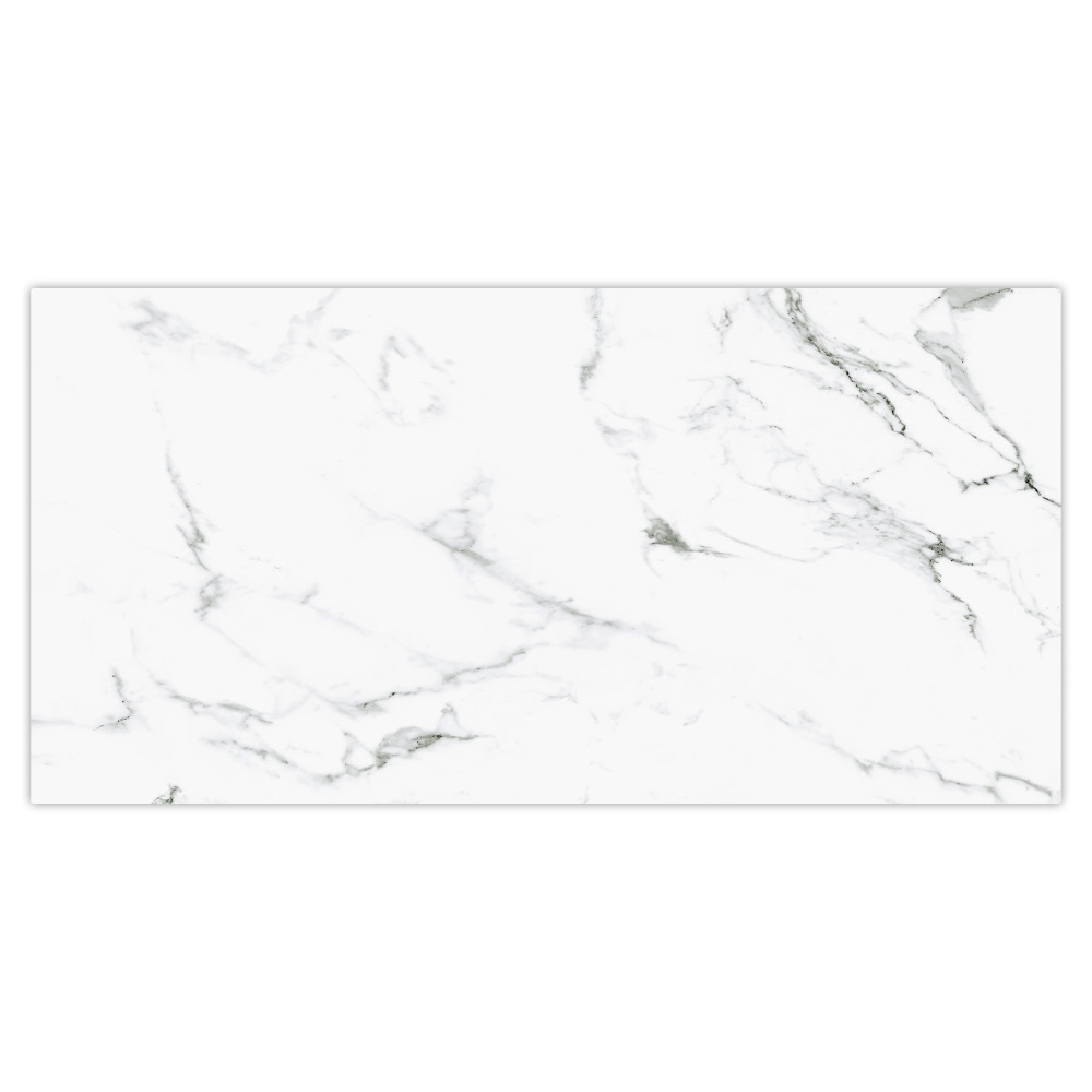 Timeless Calacatta 12-7/8 in. x 25-5/8 in. Porcelain Floor and Wall Tile