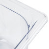 Sixth-size 6-inch-deep Super Pan® clear low-temperature plastic pan