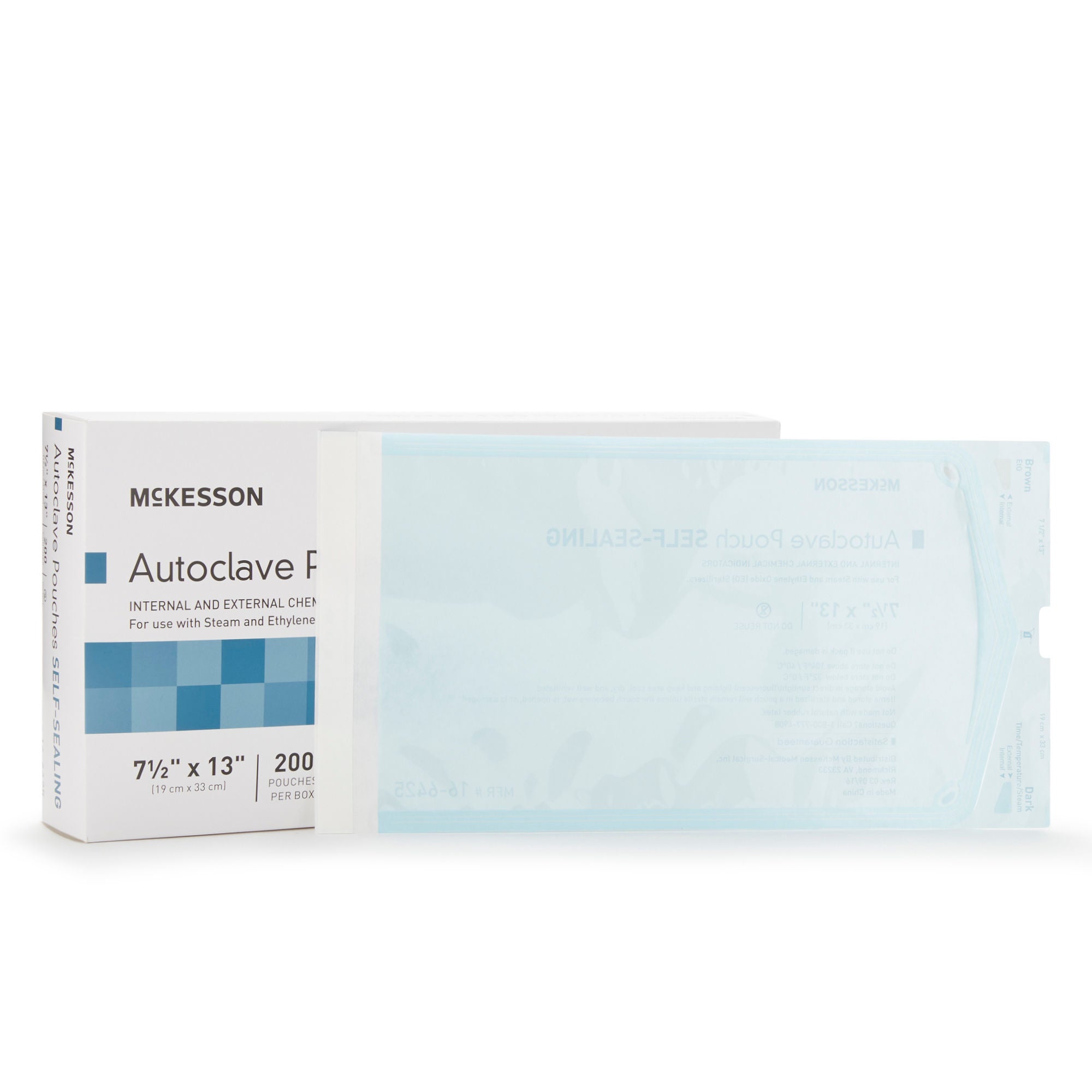 McKesson Sterilization Pouch, 7.5 x 13 Inch