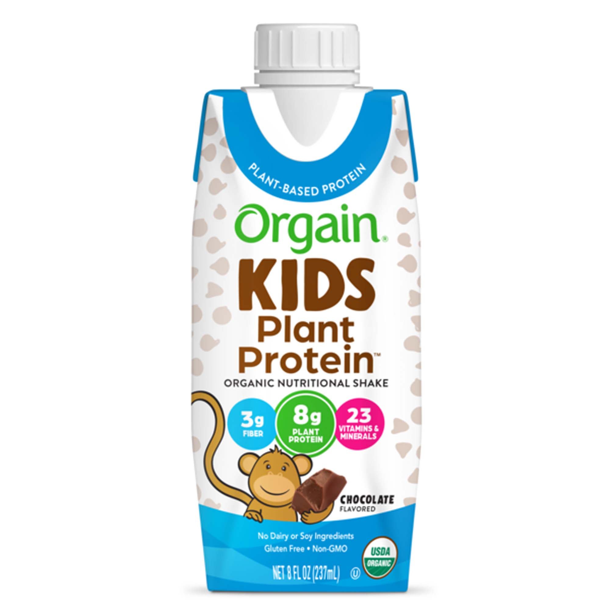 Nestle Healthcare Nutrition SHAKE, NUTRTN ORGANIC ORGAIN KID PLNT PROTN CHO 237ML (12/CS