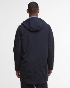 Hooded Lorden Waterproof Mac Navy