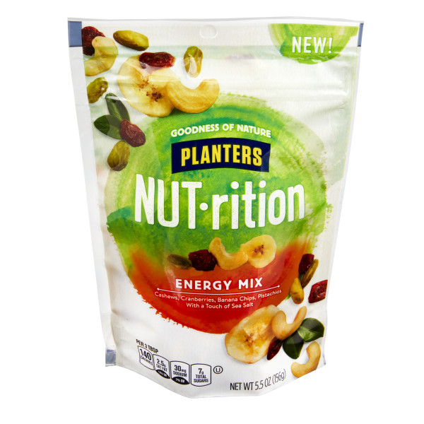 PLANTERS(r) NUT-RITION(r) Snack Energy Mix 8/5.5 oz . C1C1 - Front Center In Package (Hi Res)