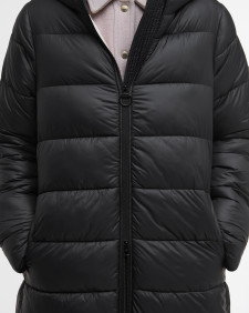 Olivios Longline Puffer Jacket Black