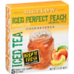 Perfect Peach Herbal Iced Tea - Case of 6 boxes - total of 48 teabags