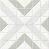 Studio Mint Mix 10×10 Cubic Pattern Mosaic Matte