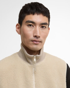 Ryefeld Fleece Gilet Light Stone
