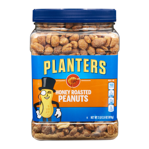 PLANTERS(r) Peanuts Honey Roast 6/34.5 oz . C1CB - Front Center Inner Pack (Hi Res)