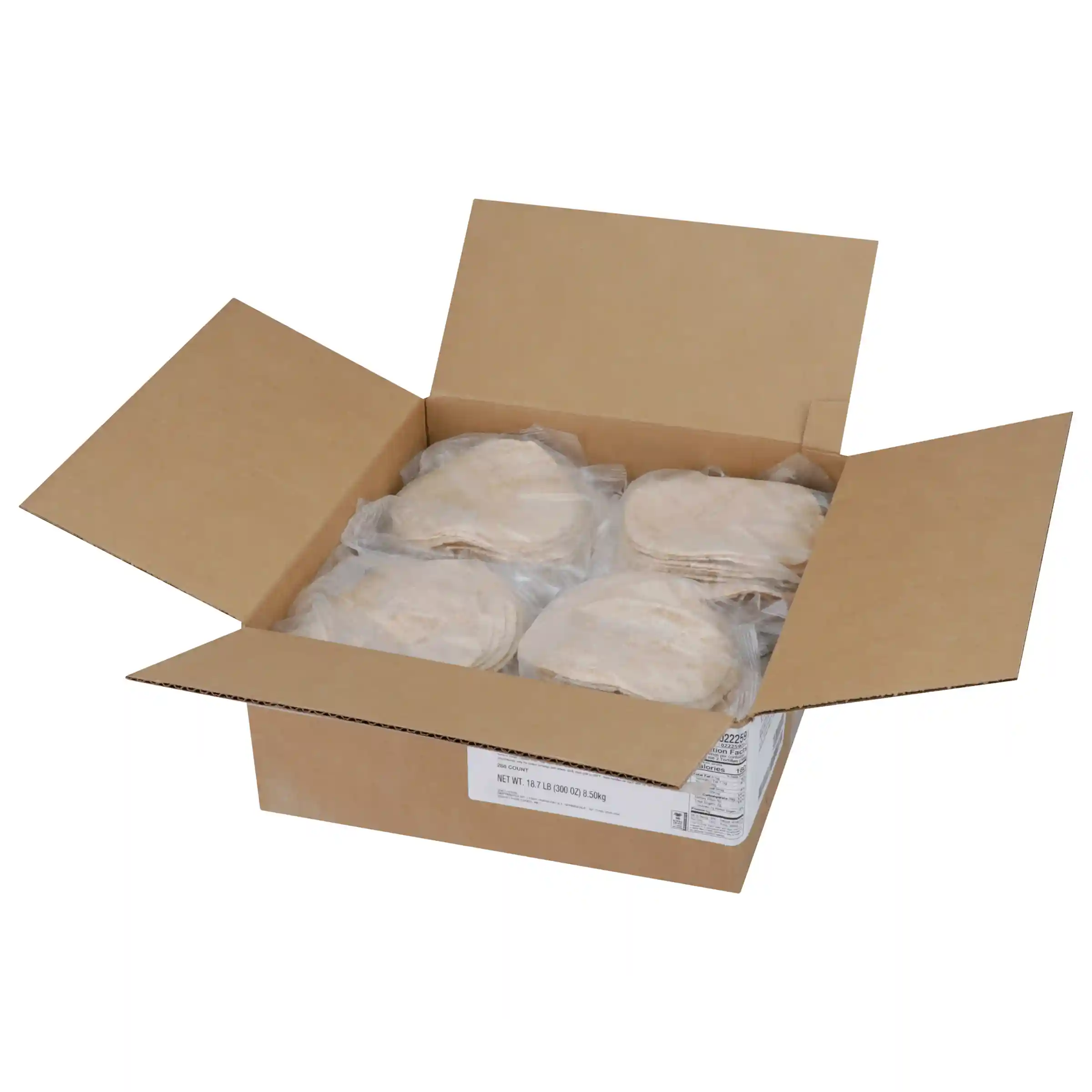 Receta De Oro® 6.25" Shelf Stable Whole Grain Reduced Sodium Flour Tortillas, 288/1.02 oz._image_31