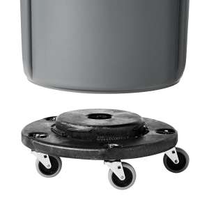 Rubbermaid Commercial, BRUTE®, Black, Receptacle Dolly