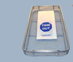Healthmark Industries BAG, STERILIZATION "TIME OUT" (500/CS)