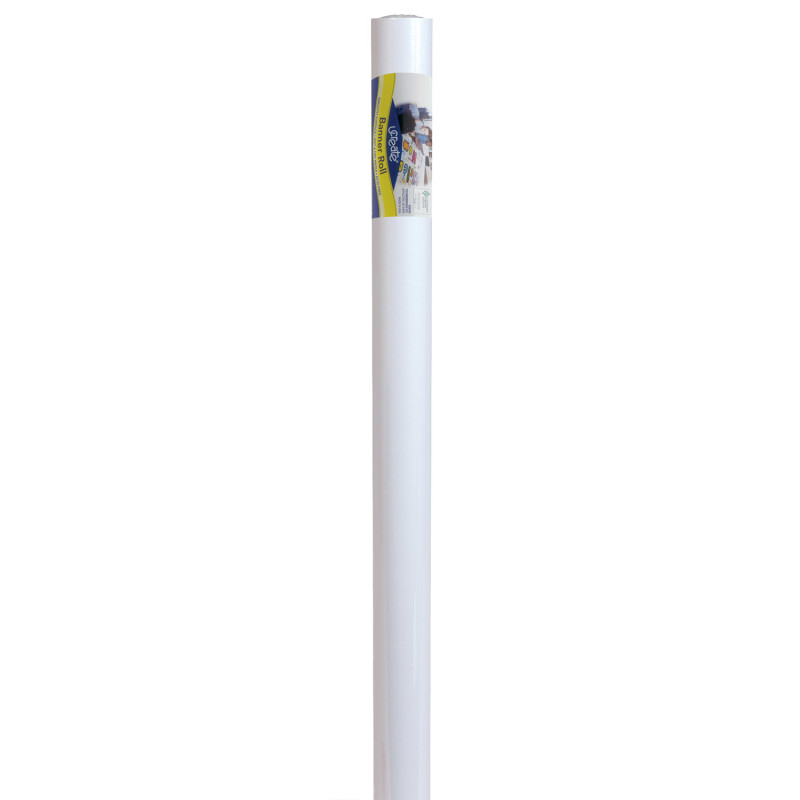 Banner Roll, White, 36" x 75', 1 Roll