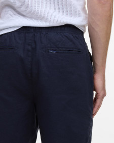 Shorts in cotone e lino con vestibilità comoda 
