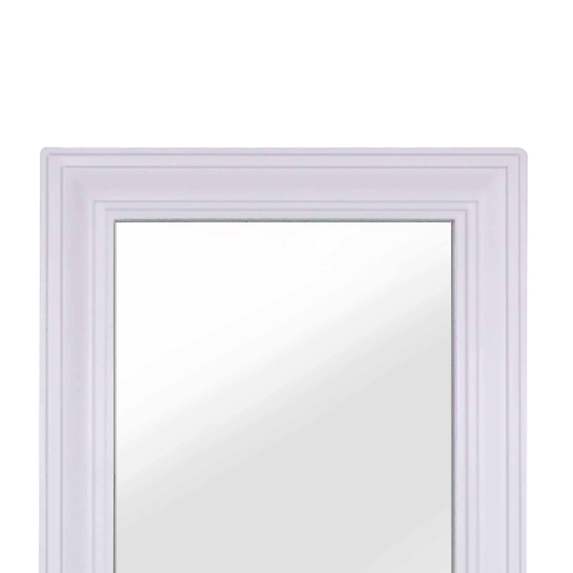 Teamson Home Stratford Wooden Wall Mirror with Storage Shelf, White - Picture 9 of 9