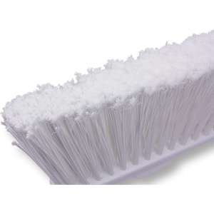Carlisle, Sparta OmniFit, 12in, Color-Coded Flagged Broom Head, Polypropylene Bristles, White