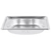 Half-size 2 ½-inch-deep Super Pan® stainless steel Super Shapes kidney-style wild pan
