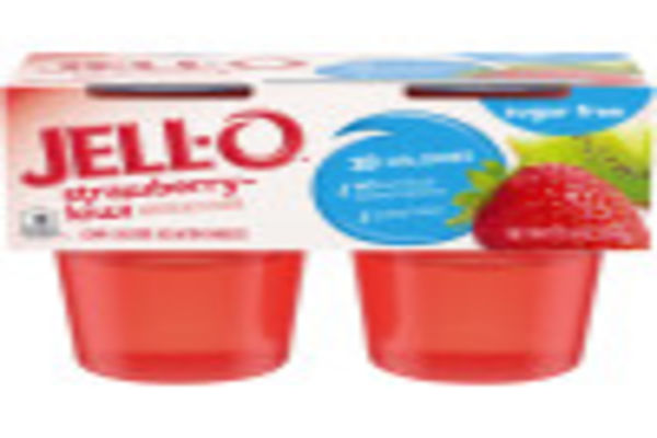 Jell-O Ready To Eat Strawberry Kiwi Sugar Free Gelatin, 12.5 oz Sleeve ...