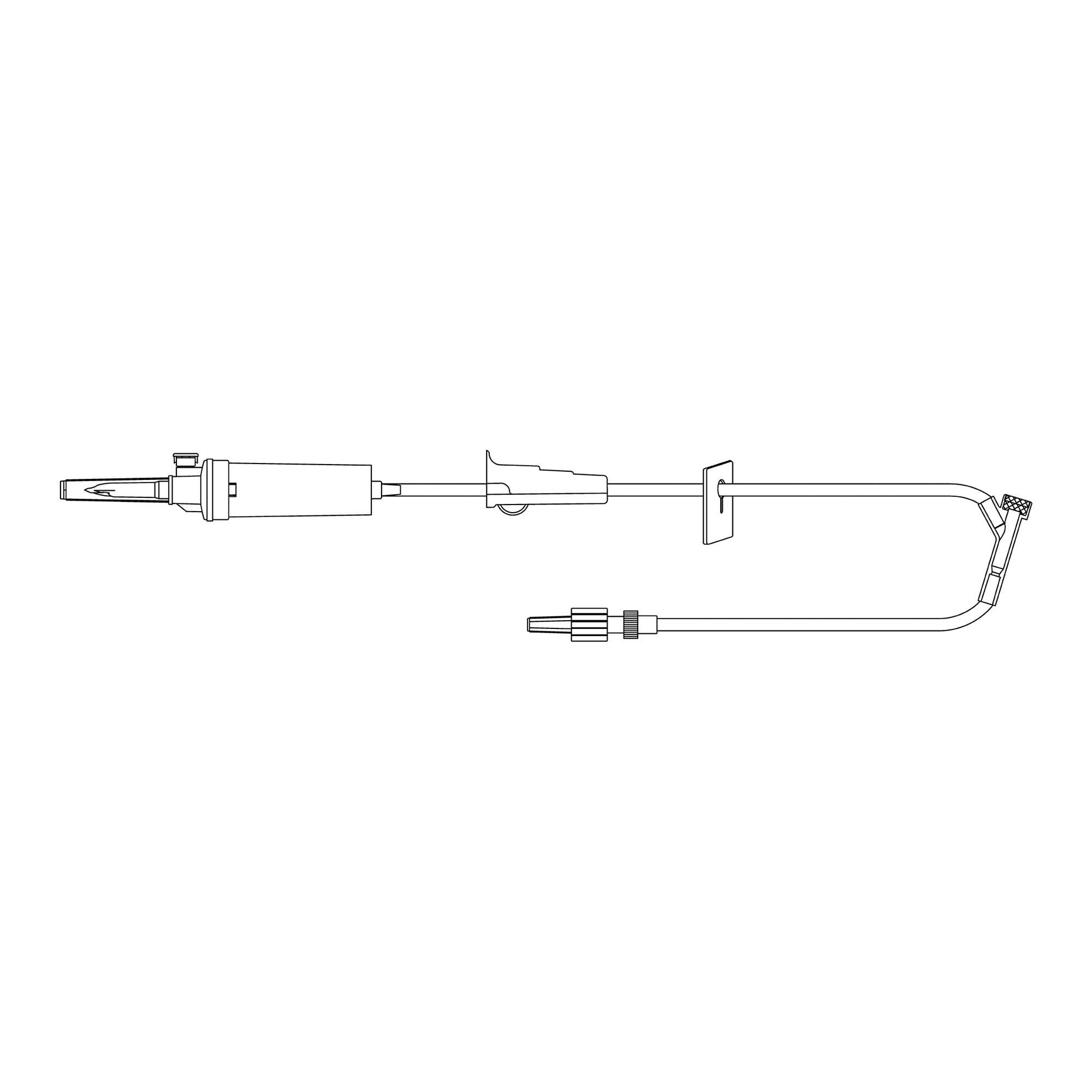 McKesson Brand IV ADMIN SET, 20DRP 1 PORT 81"(50EA/BX 6BX/CS)