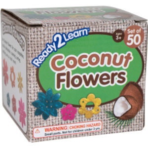 Coconut Flowers, Set of 50