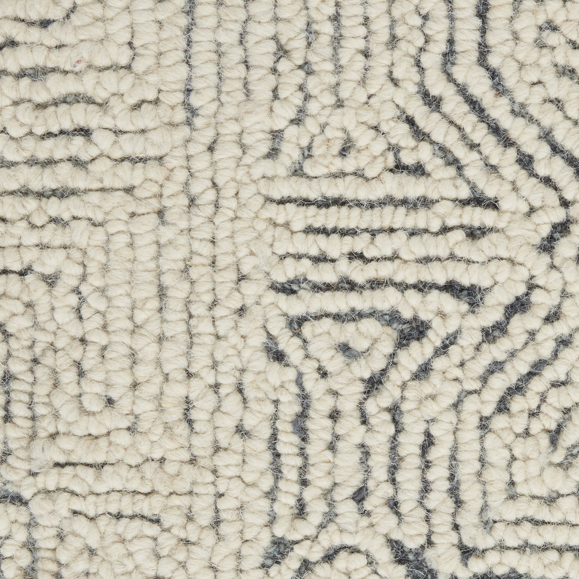 Nourison Colorado 3'9" x 5'9" Ivory Navy Modern Indoor Rug
