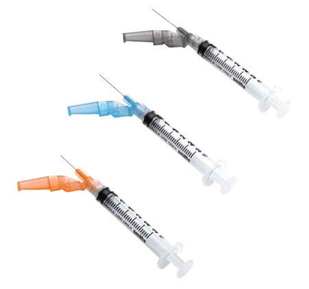 Needle-Pro® Edge™ 3 mL Syringe w/ Hypodermic Needle, 25 Gauge, 1 Inch Length