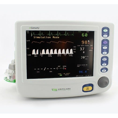 nGenuity® Patient Monitor w/ECG SpO2, NIBP, EtCO2, Respiratory Rate