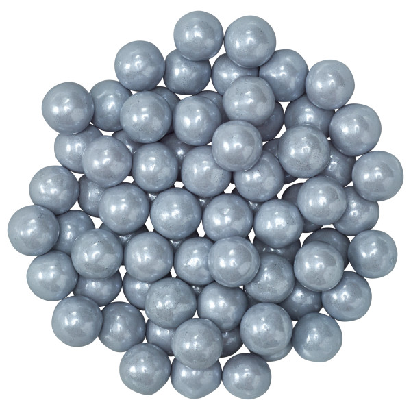 Shimmer Silver Sugar Candy Decorations