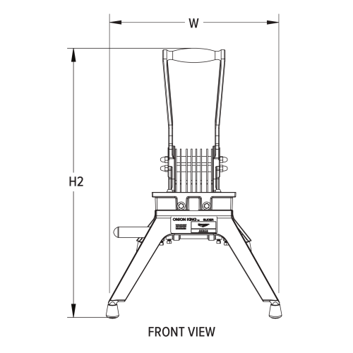 Engineering front view