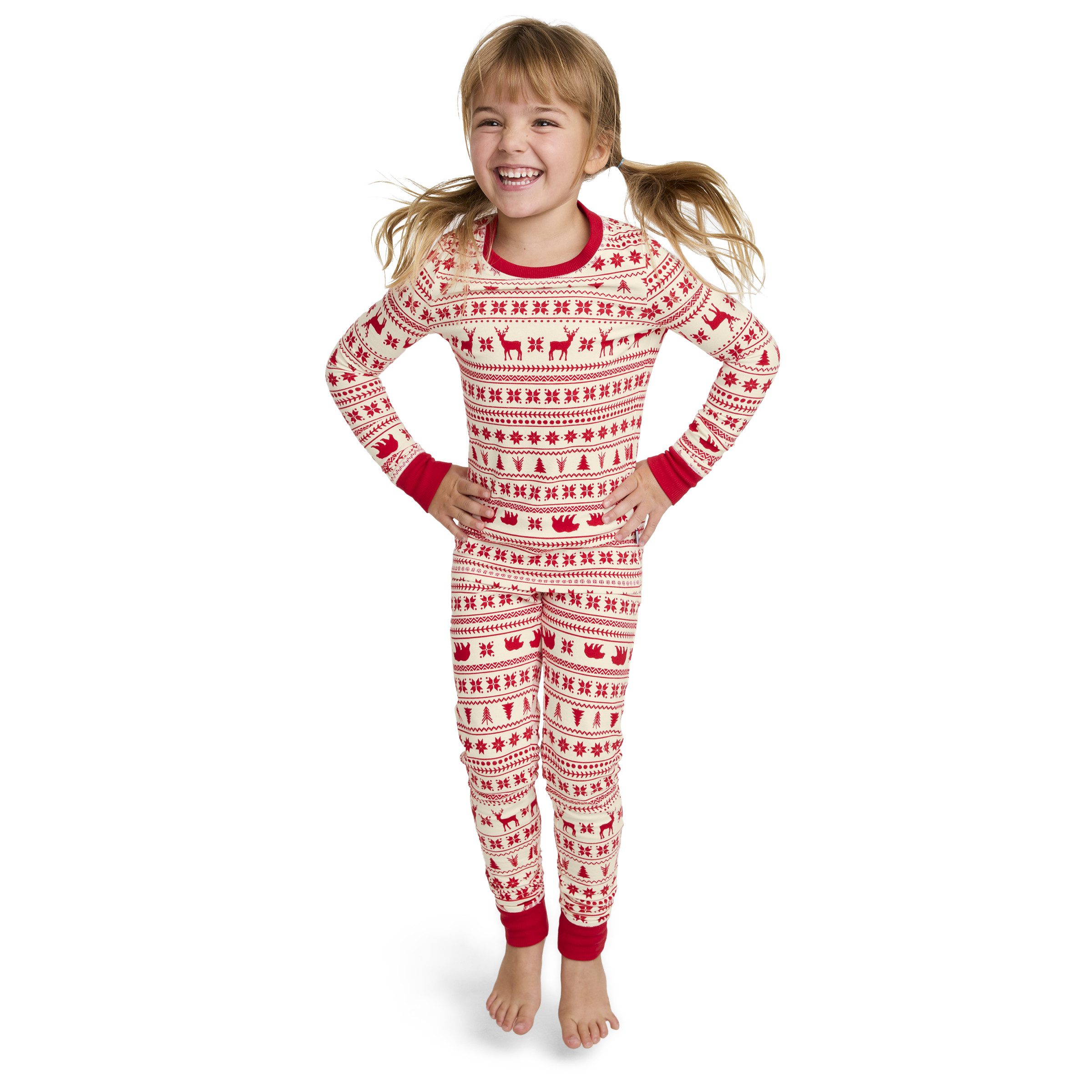 Jockey Unisex Kids' Fam Jams Long Sleeve Top and Jogger Set - Picture 4 of 12