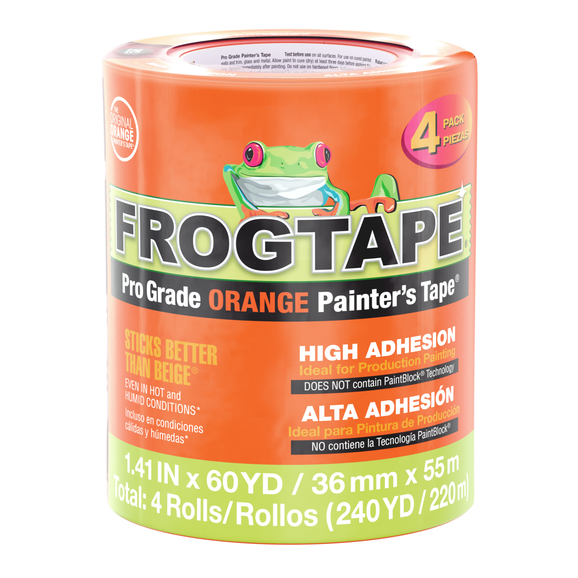FrogTape<sup>®</sup> Pro Grade Orange Painter’s Tape<sup>®</sup> Primary Product Image
