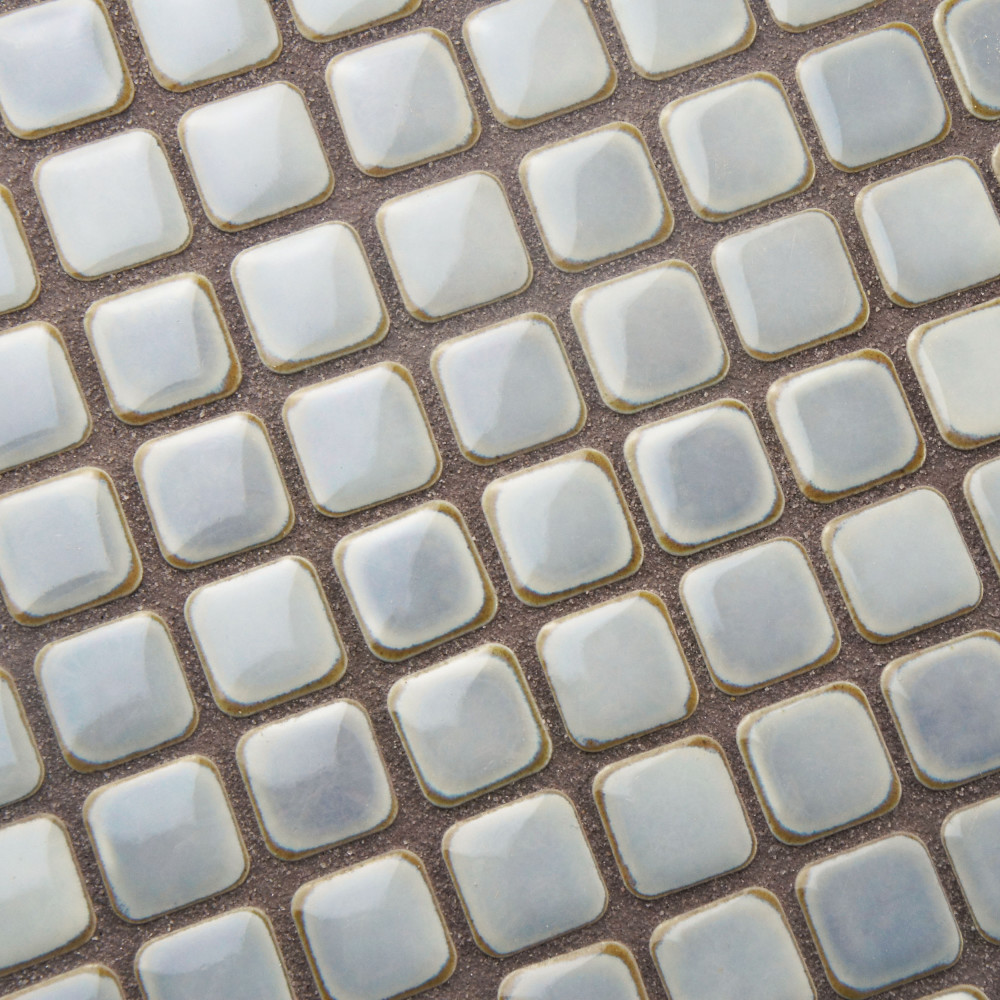 Hudson Diamond Grey Eye 12-1/4 in. x 12-3/8 in. Porcelain Mosaic Tile