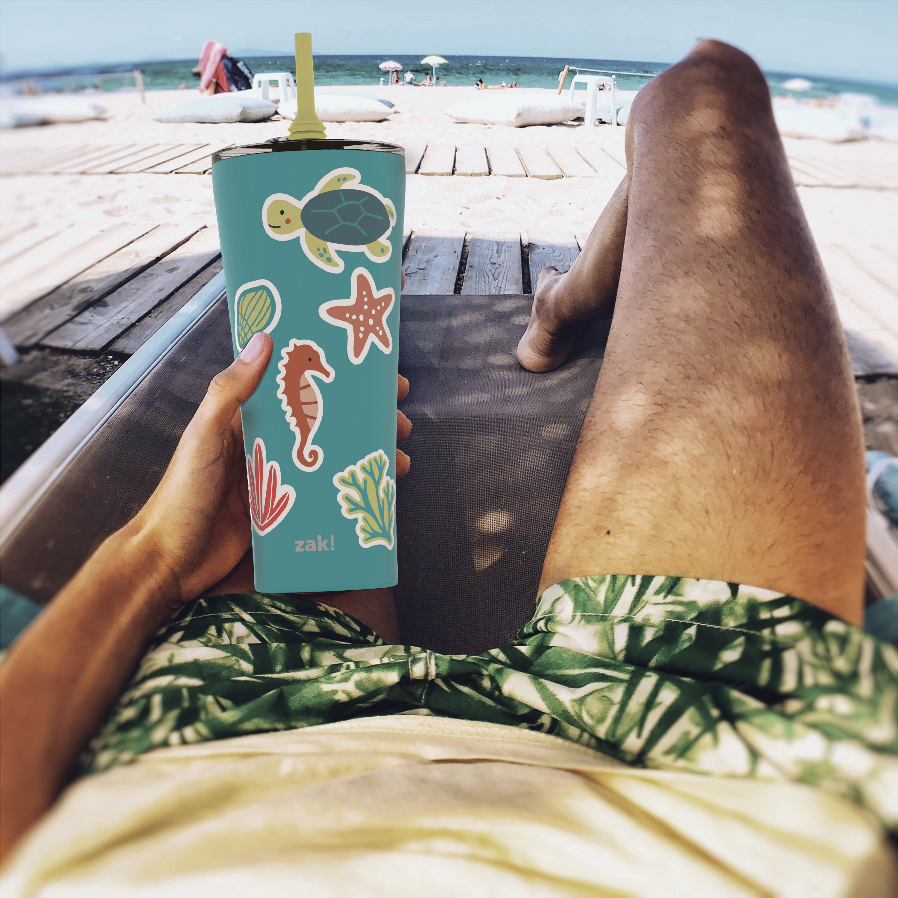 Alfalfa 30 ounce Insulated Tumbler, Ocean Friends slideshow image 5 Alfalfa 30 ounce Insulated Tumbler, Ocean Friends slideshow image 5