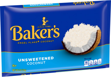 Baker's Unsweetened Angel Flake Coconut, 6 oz Bag