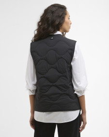 Barbour x ARKET Alice Gilet Black