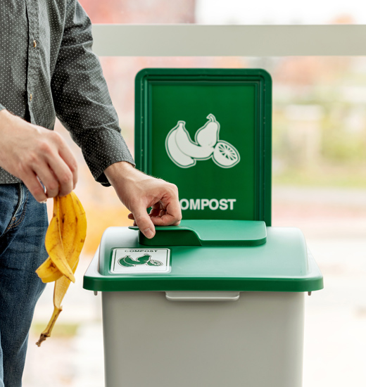 <p>We've Partnered with EcoSafe®</p>
<H3>Our official bag provider for the Waste Watcher® Series!</H3>