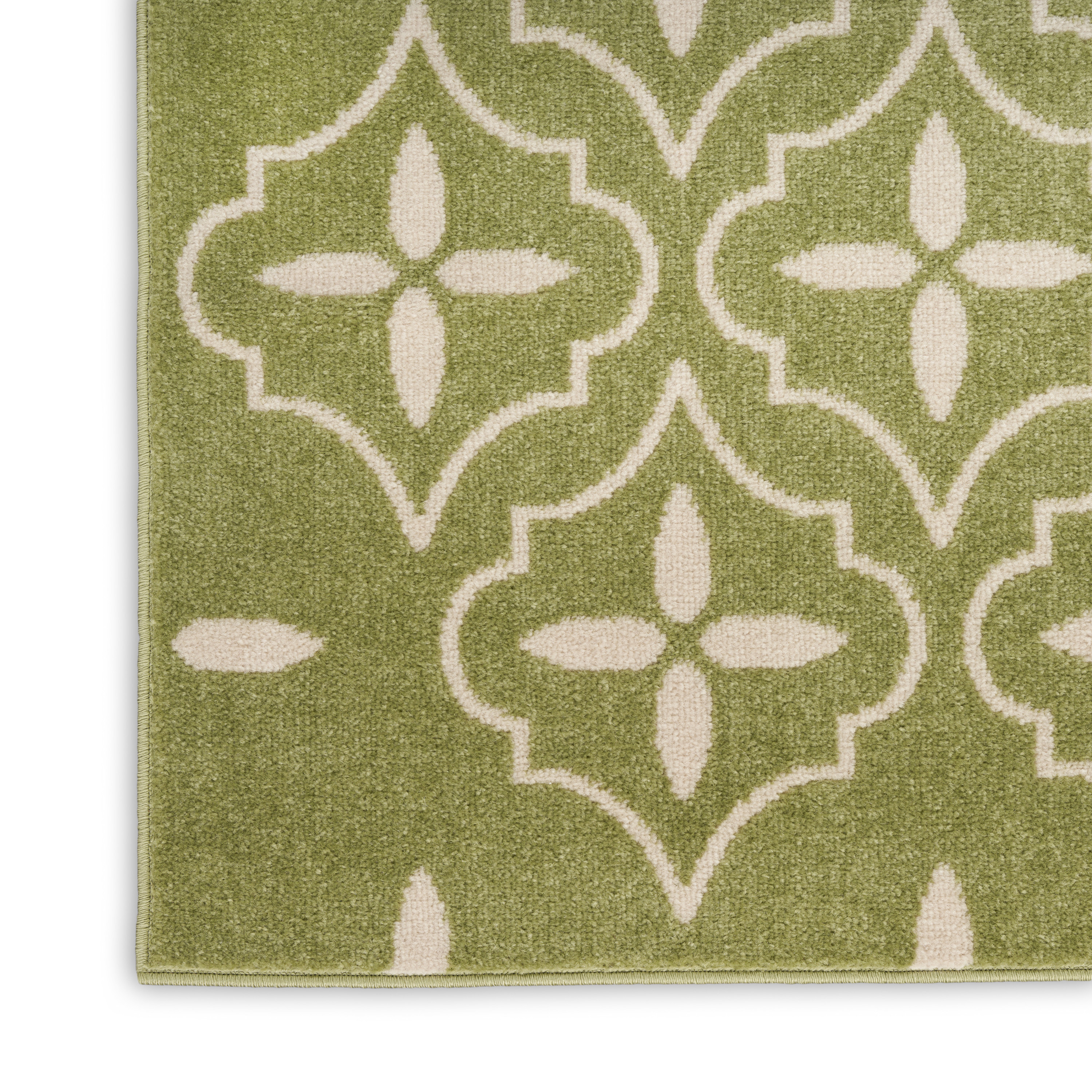 Nourison Nourison Essentials 8' x 10' Green Ivory Modern Rug