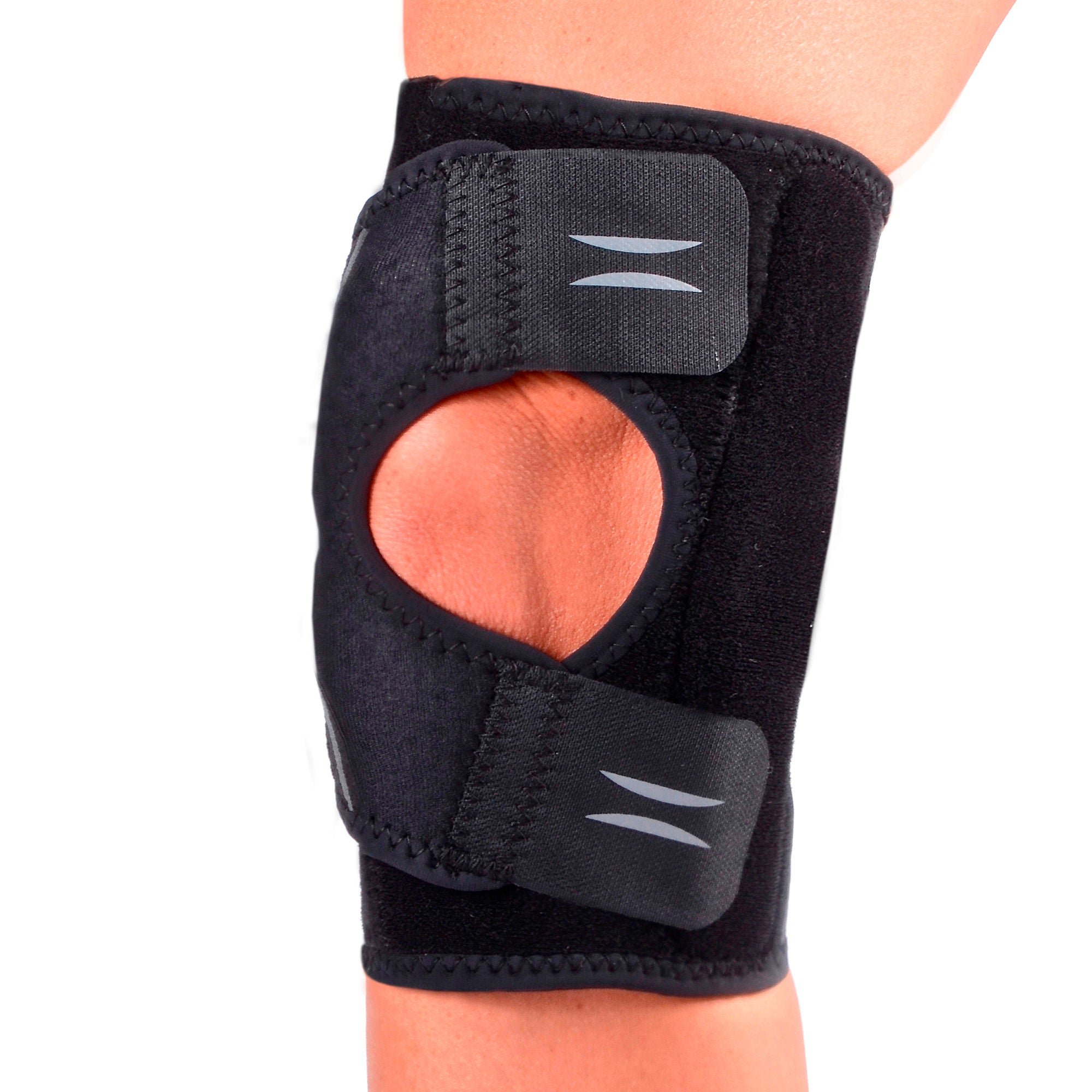 Hely & Weber KNEE BRACE, SHIELDS II HINGED PAT BLK LG