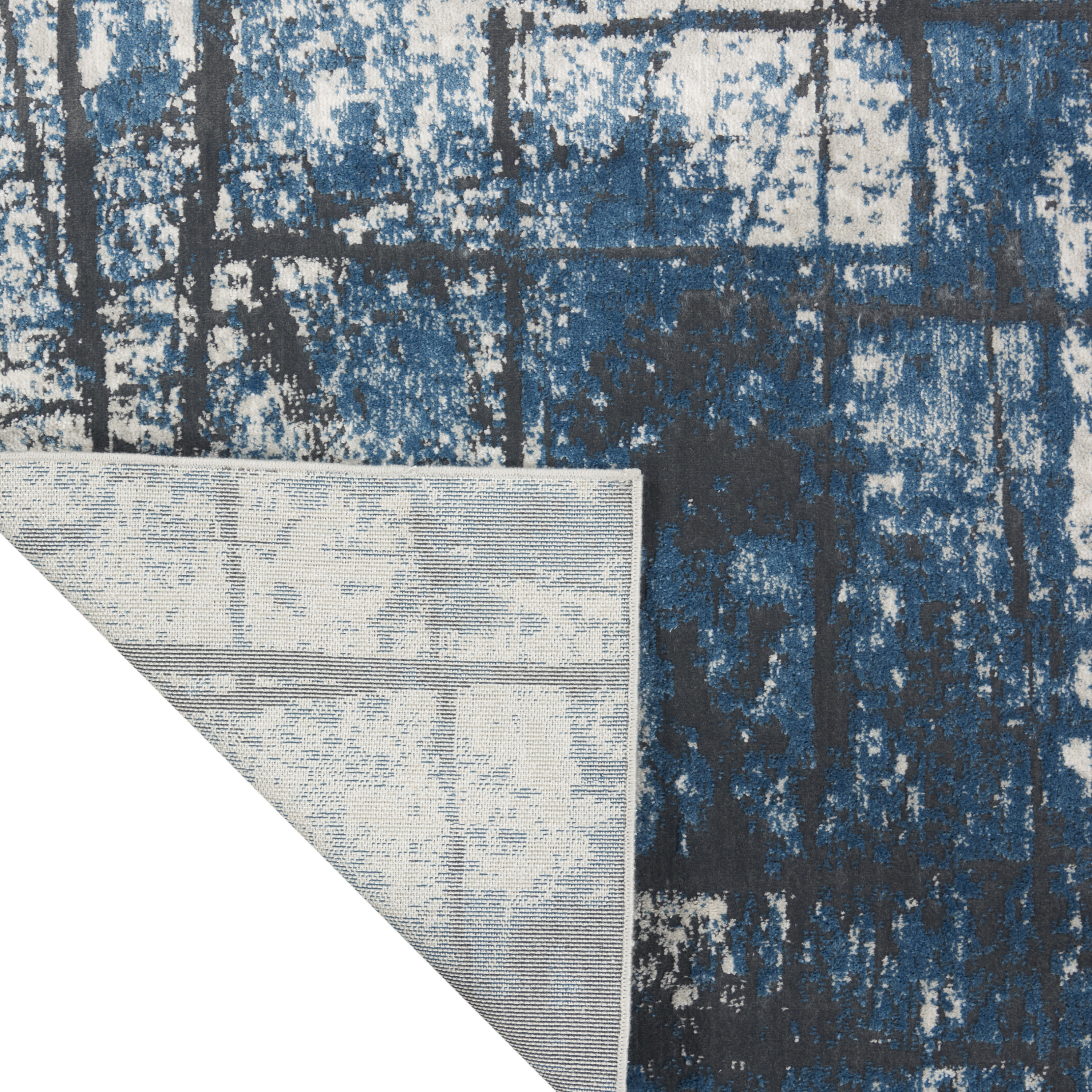 Calvin Klein CK970 Vapor 2'2" x 3'9" Grey Blue Modern Indoor Rug